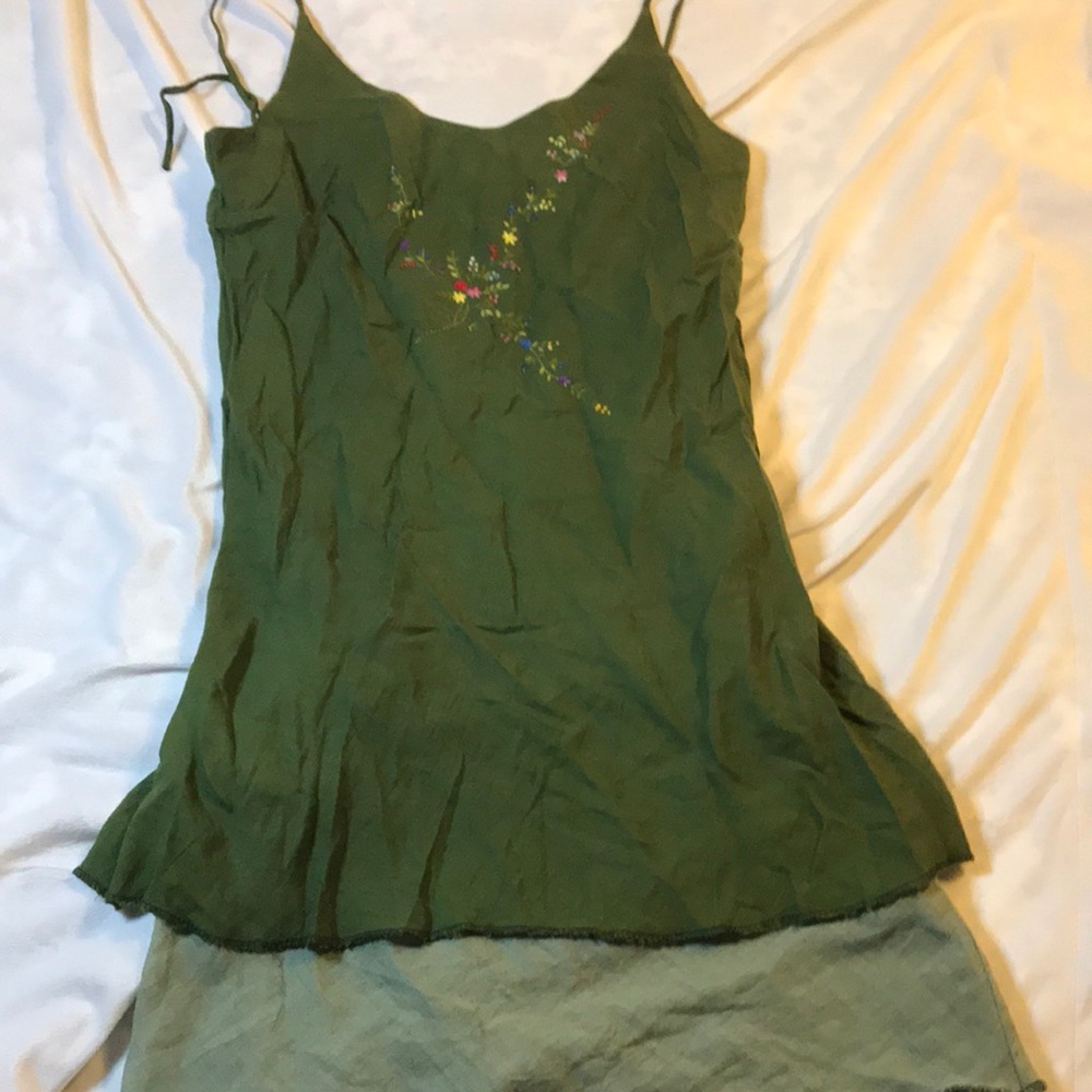 Cotton embroidered dress